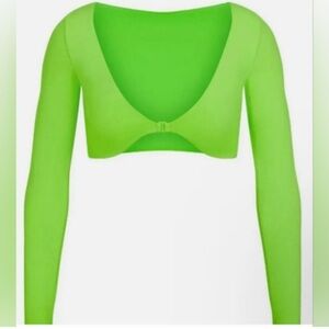 Skims xl neon Green Women's Long Sleeve shrug